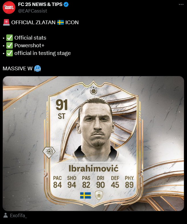 KOSMICZNA KARTA Zlatana w grze EA Sports FC 26!